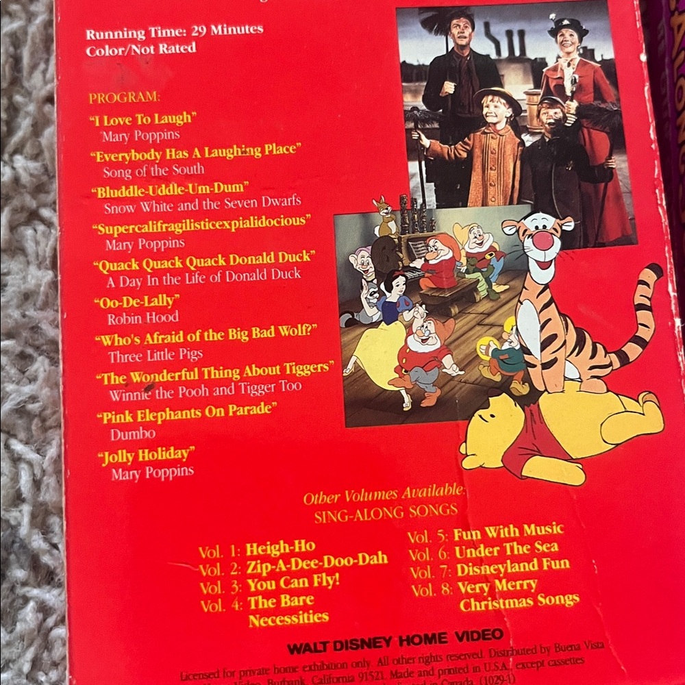 Disney VHS Sing Along bundle of 4 - Picture 4 of 7